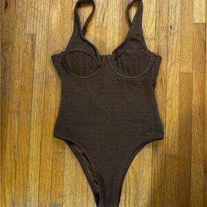 Somerfield Swim Hyans Textured One-Piece